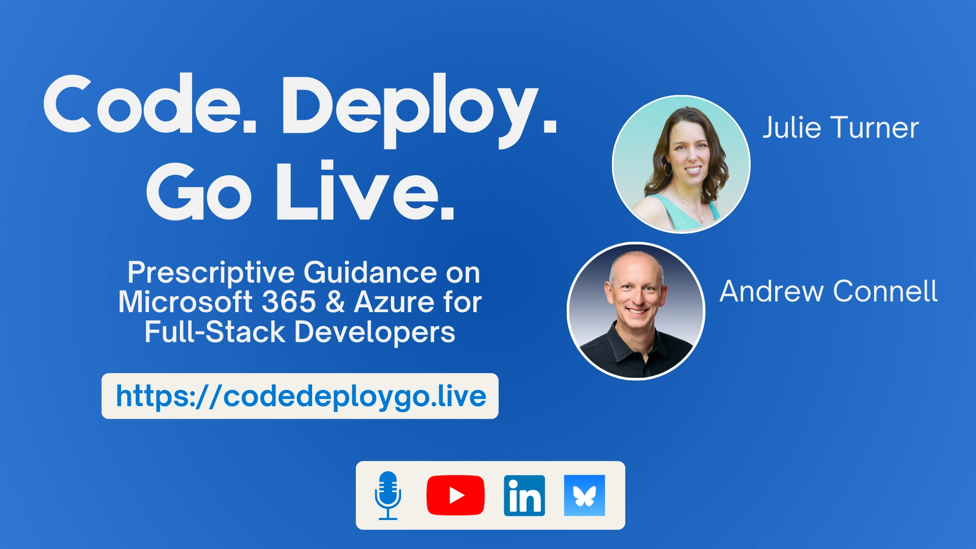 Code. Deploy. Go Live. - A Podcast for Full-Stack Developers