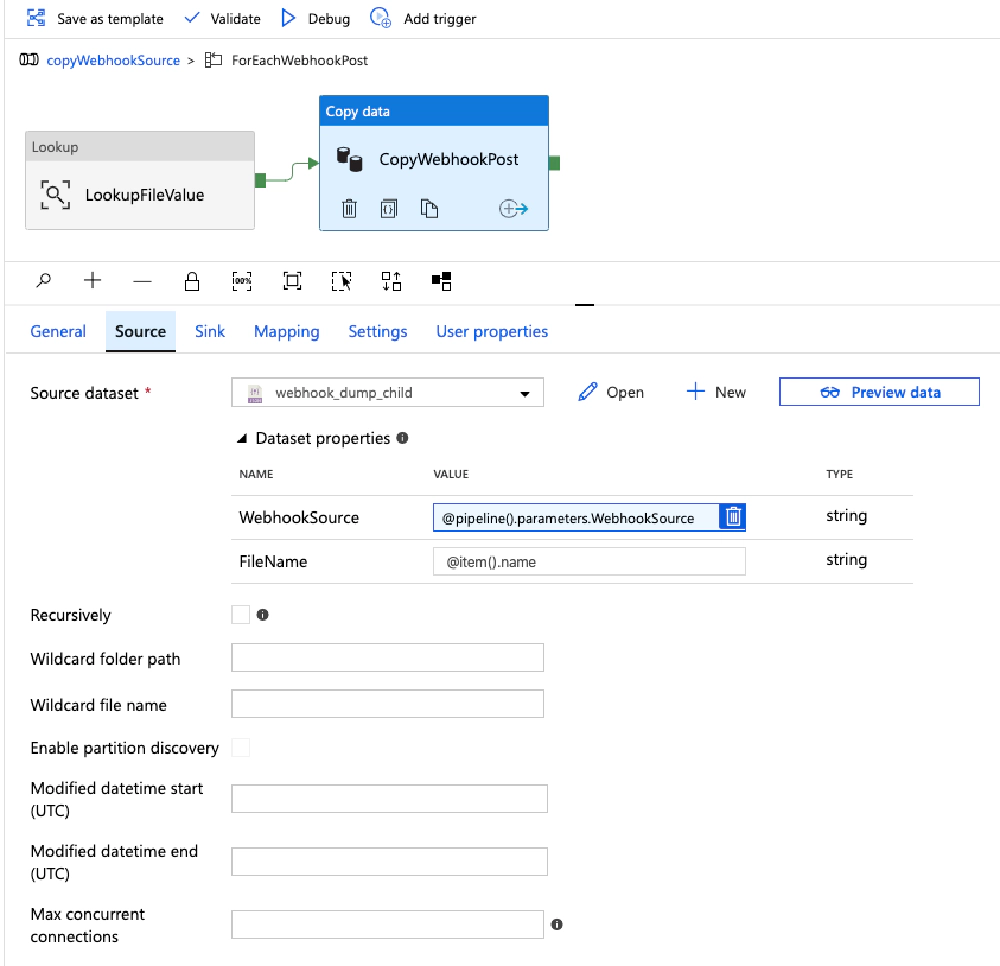 Copying files with the CopyData activity Copying files with the CopyData activity