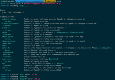 Using Gulp for JavaScript task running and plugin creation