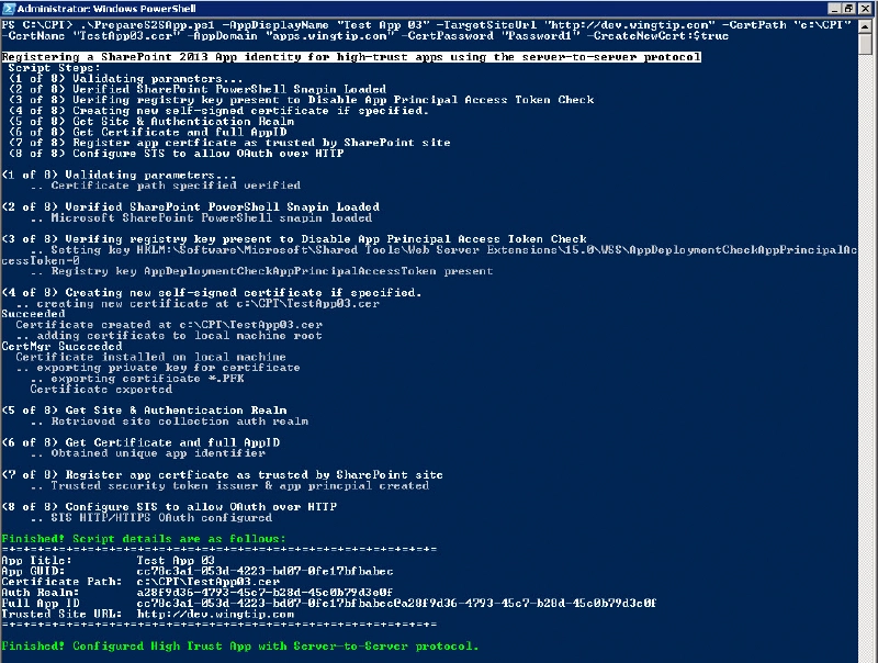 PowerShell Results