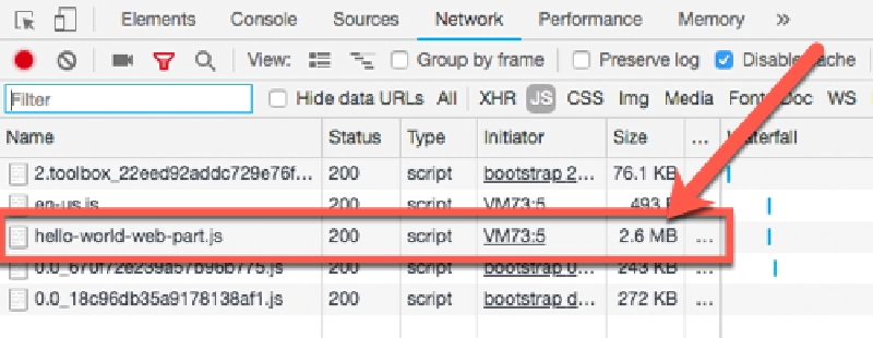 One project payload size One project payload size