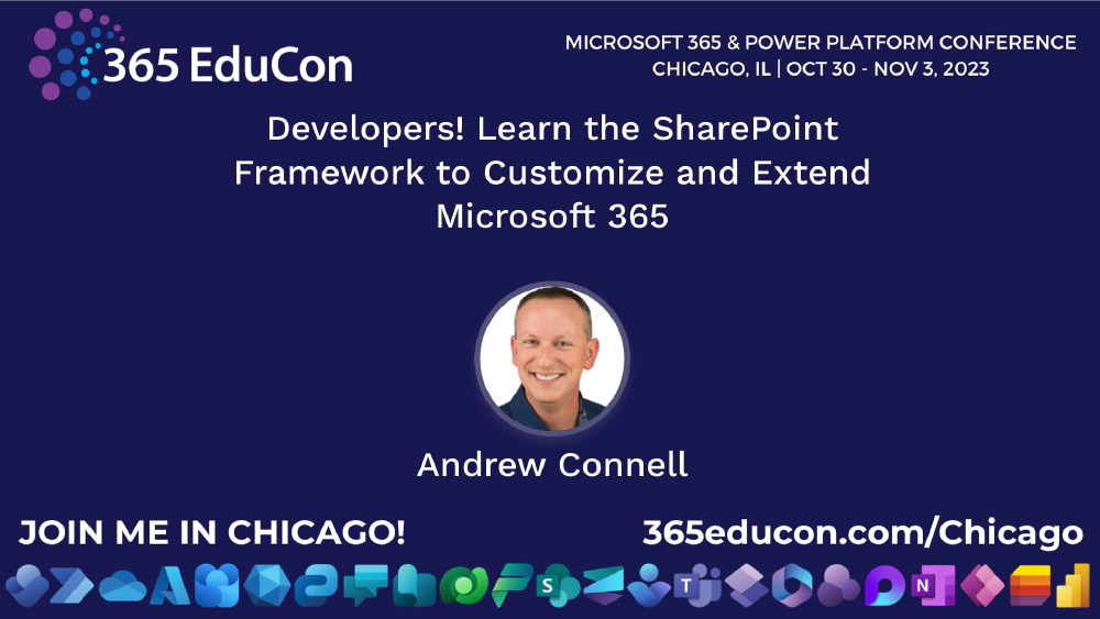 Half-day Workshop: Developers! Learn the SharePoint Framework to Customize and Extend Microsoft 365 apps