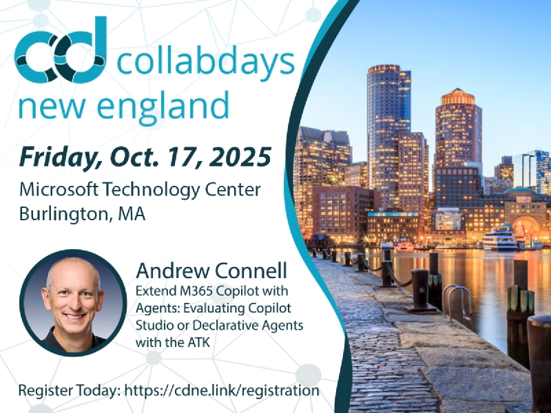 CollabDays, New England - October 17, 2025 CollabDays, New England - October 17, 2025