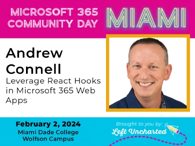 Join Me - Microsoft 365 Community Day - Miami FEB 6, 2026 Join Me - Microsoft 365 Community Day - Miami FEB 6, 2026