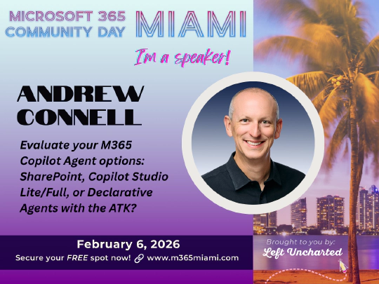 Join Me - Microsoft 365 Community Day - Miami FEB 2, 2024 Join Me - Microsoft 365 Community Day - Miami FEB 2, 2024
