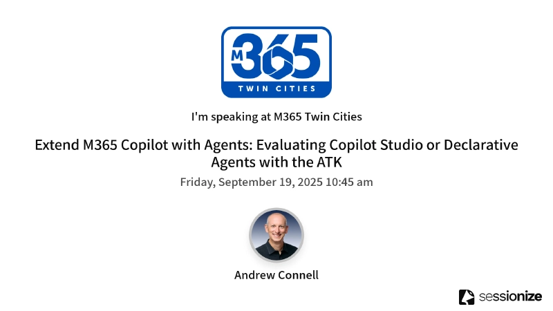 M365 Twin Cities in Minneapolis, MN September 19, 2025