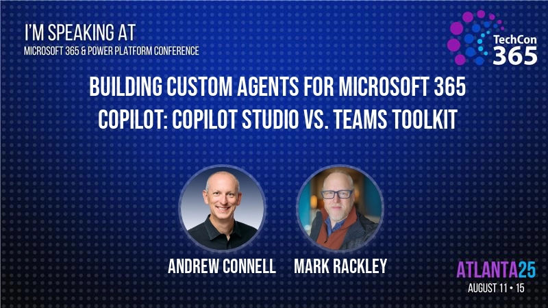 Full-day Workshop: Building Custom Agents for Microsoft 365 Copilot: Copilot Studio vs. Teams Toolkit Full-day Workshop: Building Custom Agents for Microsoft 365 Copilot: Copilot Studio vs. Teams Toolkit
