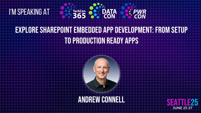 Breakout Session: Explore SharePoint Embedded App Development: From Setup to Production Ready Apps Breakout Session: Explore SharePoint Embedded App Development: From Setup to Production Ready Apps