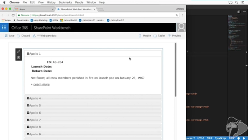 Screenshot from a lesson in the new jQuery chapter Screenshot from a lesson in the new jQuery chapter