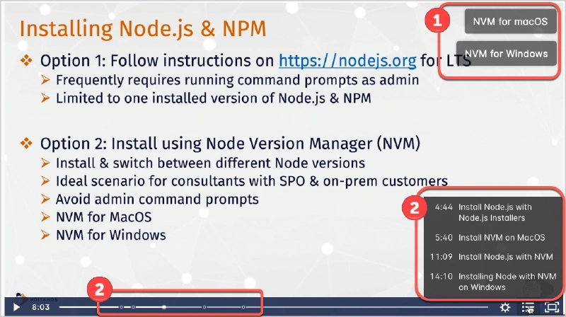 Actionable & clickable resource links