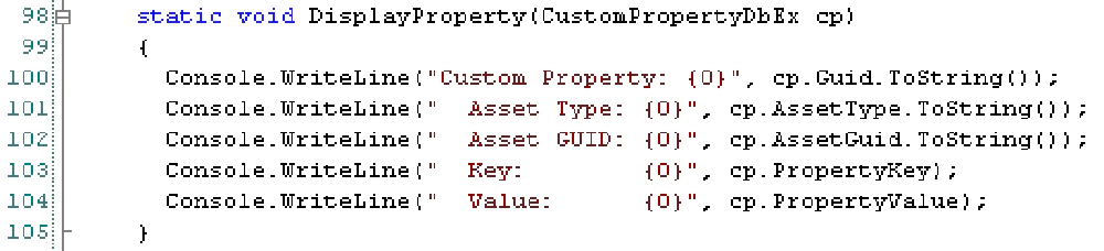 CustomPropertyDbEx CustomPropertyDbEx