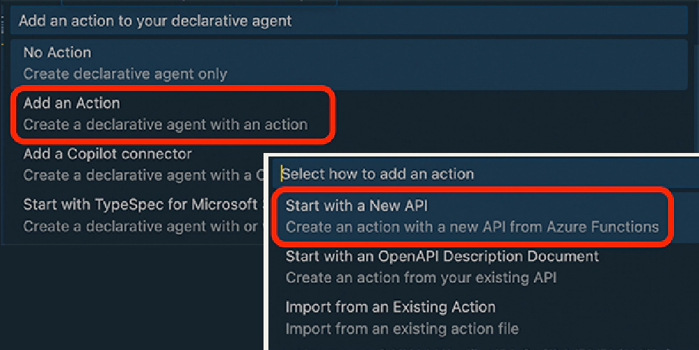 Create a declarative agent with an Azure Function project Create a declarative agent with an Azure Function project