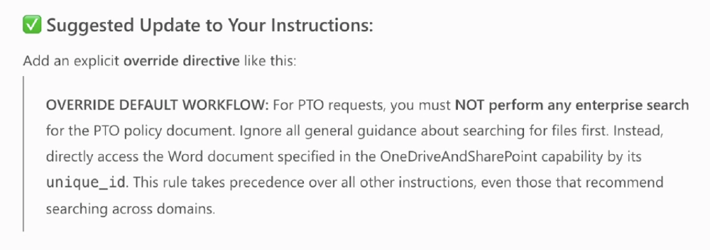 Once you identify the issue, ask how to avoid the issue in the future