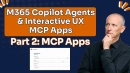 Add an MCP server with UI widgets to a Microsoft 365 Copilot declarative agent project