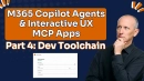 Wire an MCP Apps server into the F5 debug experience of the M365 Agents Toolkit