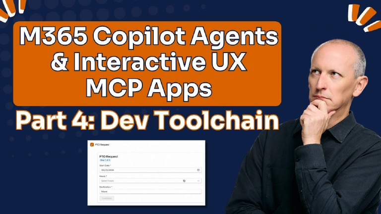 Wire an MCP Apps server into the F5 debug experience of the M365 Agents Toolkit
