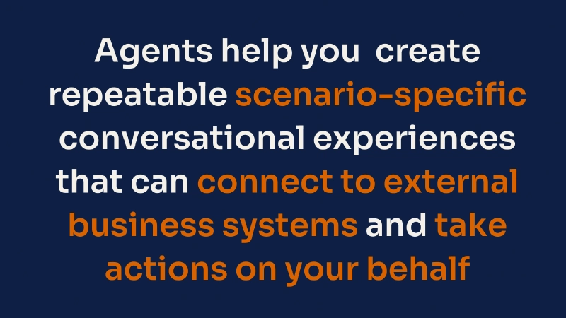Agents are Scenario-Specific Solutions