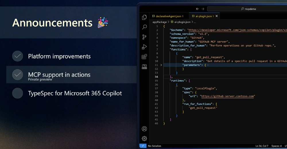 MCP Support in M365 Copilot Declarative Agents as Custom Actions MCP Support in M365 Copilot Declarative Agents as Custom Actions