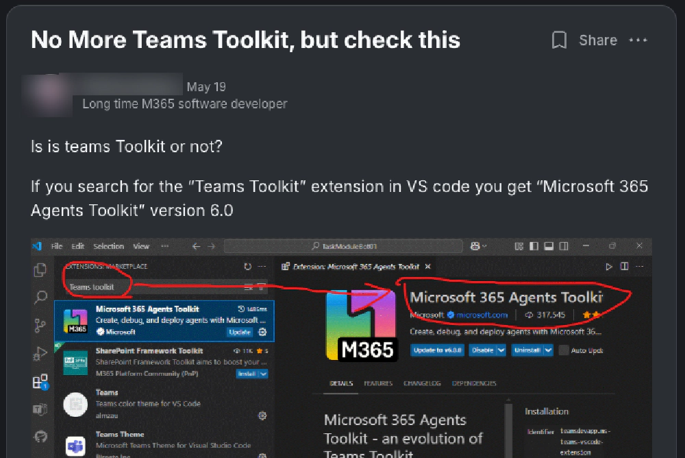 Replacing the Teams Toolkit with the Agents Toolkit for VS Code Replacing the Teams Toolkit with the Agents Toolkit for VS Code