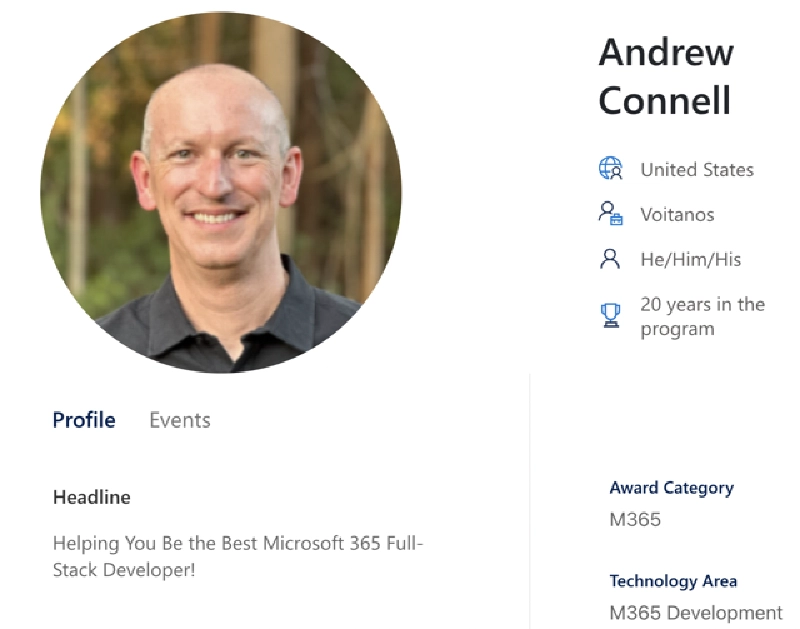 Microsoft MVP Profile