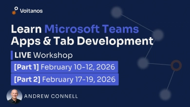 Announcing: Microsoft Teams App/Tab Dev New LIVE Workshop