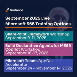 Live Microsoft 365 Learning for SPFx, Copilot, and MS Teams