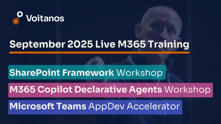 Live Microsoft 365 Learning for SPFx, Copilot, and MS Teams