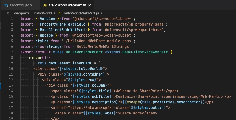 SPFx bundle as ESNext