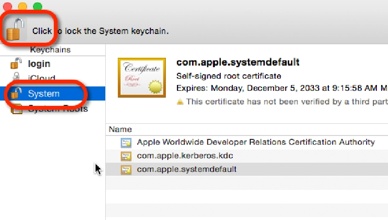 Create Self-Signed Certs on MacOS Create Self-Signed Certs on MacOS