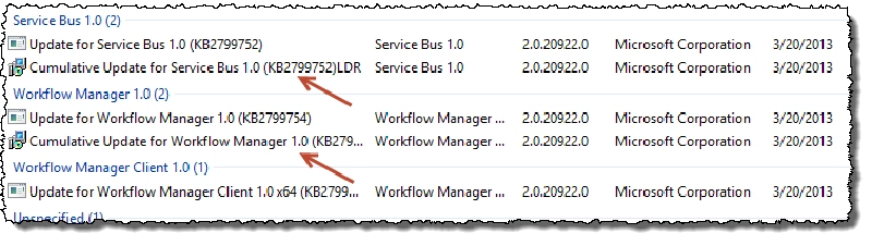 Check Installed Updates