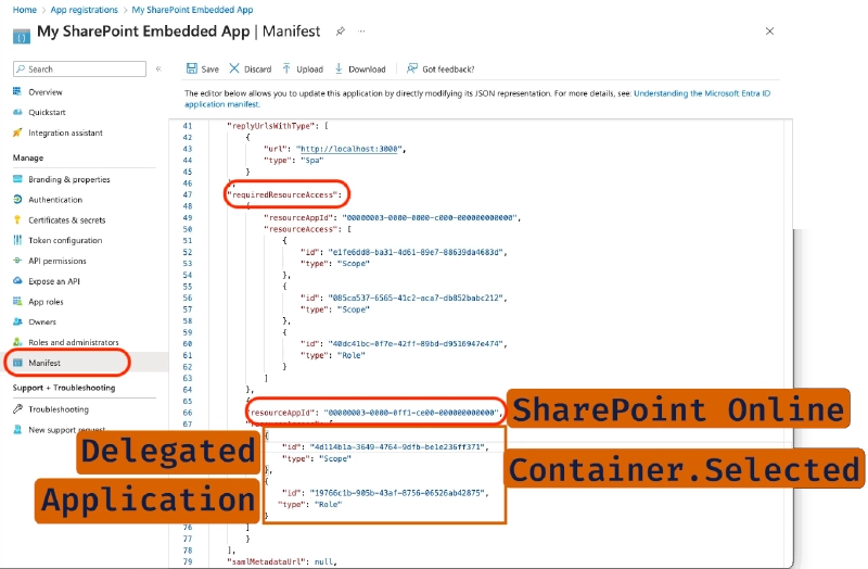 Manually adding app-only (application) & app+user (delegated) FileStorageContainer.Selected to SharePoint Online Manually adding app-only (application) & app+user (delegated) FileStorageContainer.Selected to SharePoint Online
