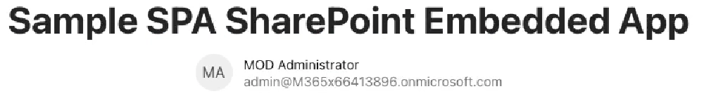 Successful sign in of our Microsoft Entra ID enabled React SPA Successful sign in of our Microsoft Entra ID enabled React SPA
