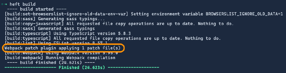 Webpack Patch Console Message Webpack Patch Console Message