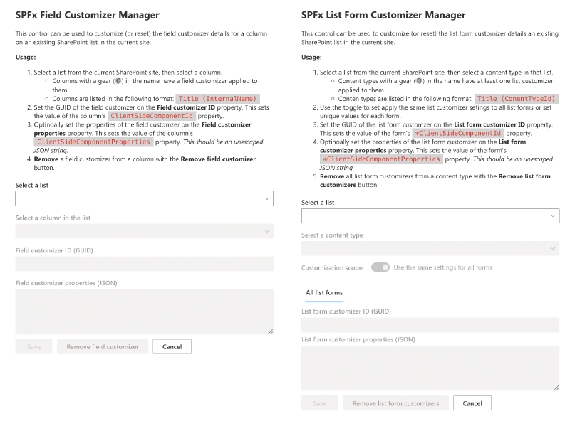 SPFx Developer Dashboard SPFx Developer Dashboard