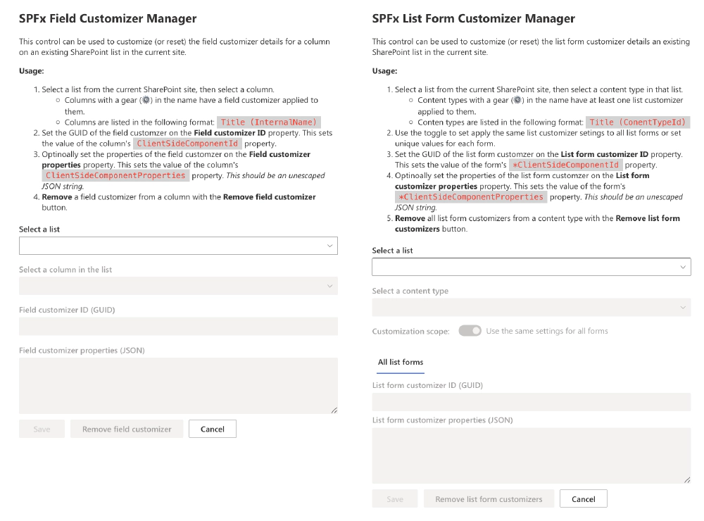 SPFx Developer Dashboard SPFx Developer Dashboard