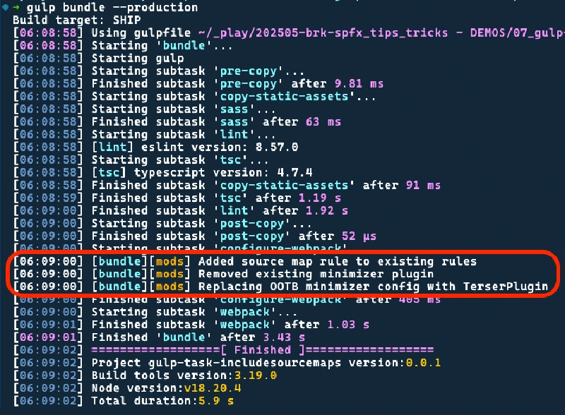 Modified webpack configuration logging changes to the bundle to include source maps when building in production and appending the source map URL to the generated bundle. Modified webpack configuration logging changes to the bundle to include source maps when building in production and appending the source map URL to the generated bundle.