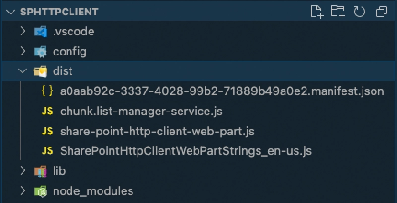 Results of webpack code splitting