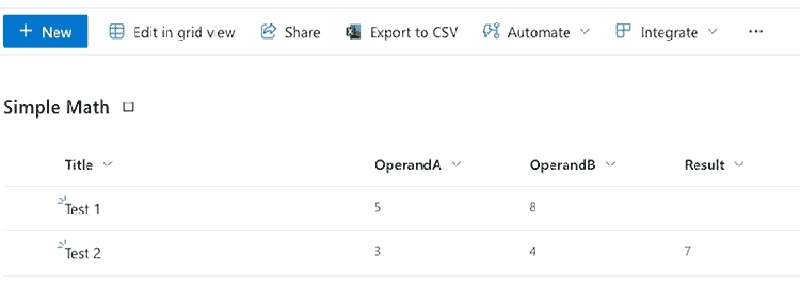 SharePoint List without the Result column field customizer SharePoint List without the Result column field customizer