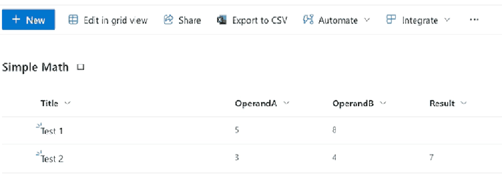 SharePoint List without the Result column field customizer SharePoint List without the Result column field customizer