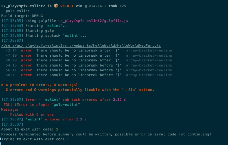 Replace TSLint with ESLint in SharePoint Framework projects Replace TSLint with ESLint in SharePoint Framework projects