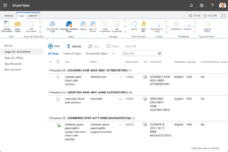 SharePoint App Catalog site