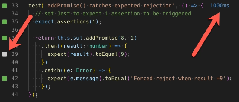 Wallaby.js displaying test duration & results
