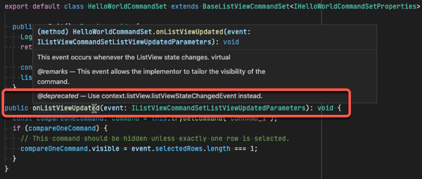 I don’t understand... why add code in a new template that’s clearly marked as deprecated? Why not add the correct code using the ListViewAccessor?
