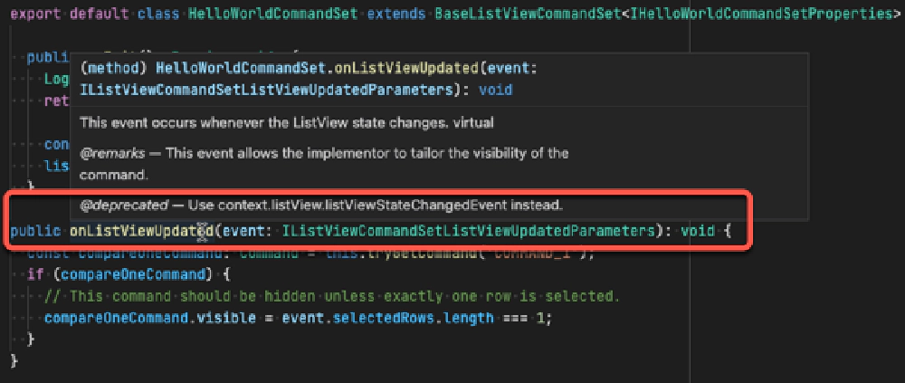 I don't understand... why add code in a new template that's clearly marked as deprecated? Why not add the correct code using the ListViewAccessor? I don't understand... why add code in a new template that's clearly marked as deprecated? Why not add the correct code using the ListViewAccessor?