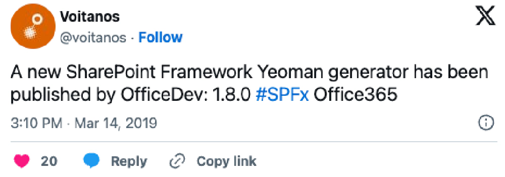 Screenshot of deleted tweet: 'Actually you can do any TypeScript versions listed in the following listing https://npmjs.com/search?q=%40microsoft%2Frush-stack-compiler, so also 3.x' Screenshot of deleted tweet: 'Actually you can do any TypeScript versions listed in the following listing https://npmjs.com/search?q=%40microsoft%2Frush-stack-compiler, so also 3.x'