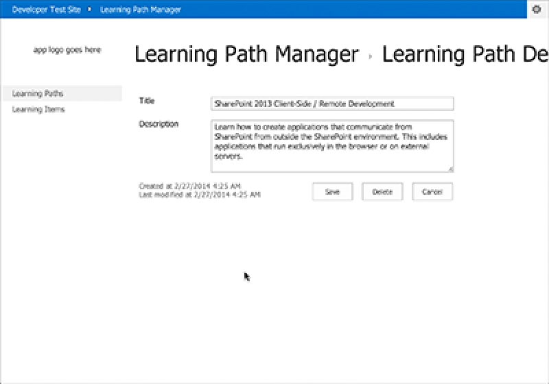 SharePoint SPA Detail UX