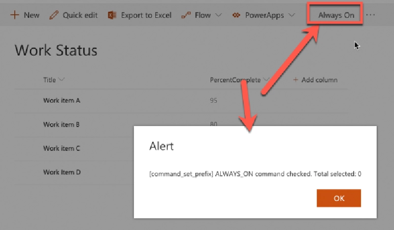 SharePoint Framework Extension: Command Set SharePoint Framework Extension: Command Set