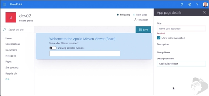 SharePoint Framework Single Part App Page (Single Page App/SPA) SharePoint Framework Single Part App Page (Single Page App/SPA)
