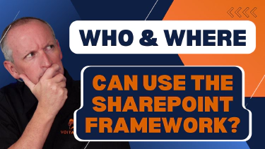 Who and Where can the SharePoint Framework (SPFx) be used?