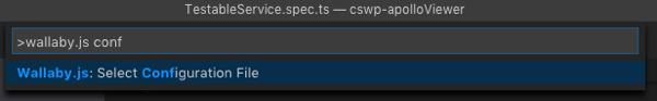 Generating a Wallaby.js configuration file Generating a Wallaby.js configuration file
